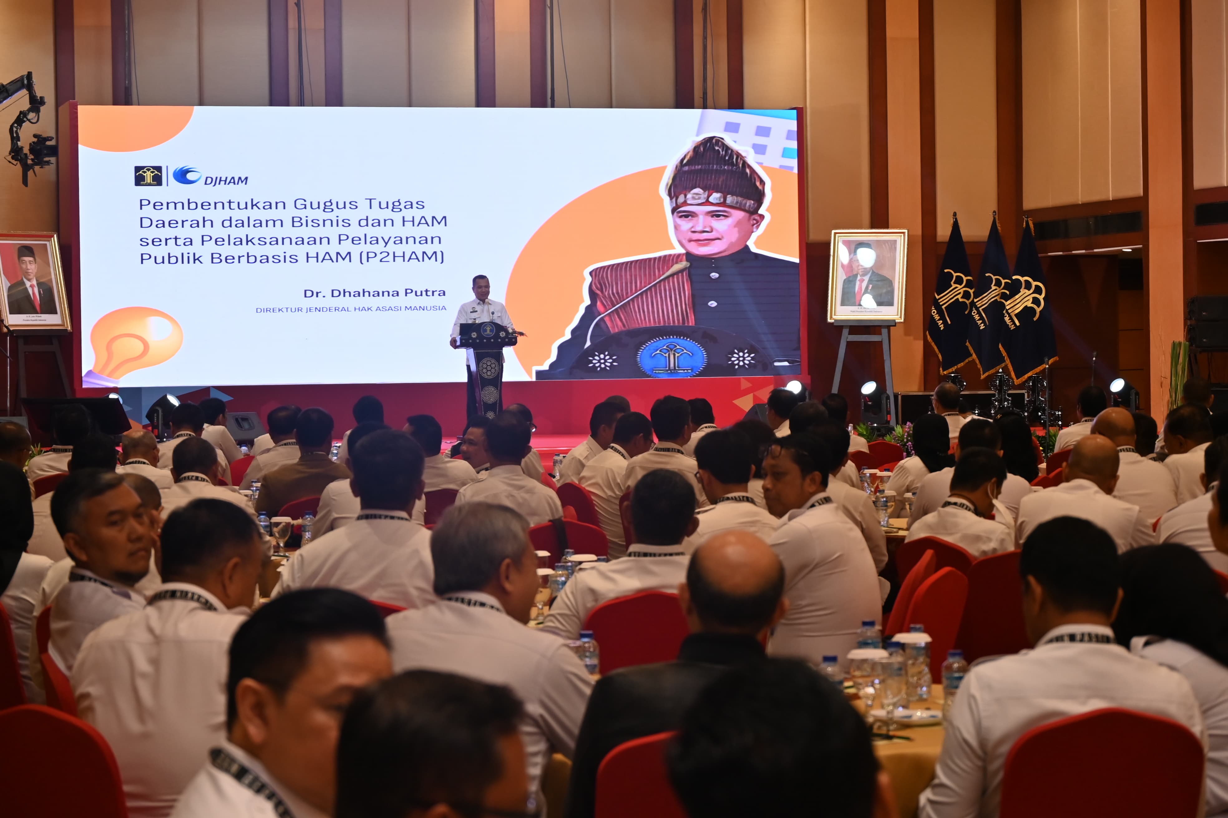 Awali Rangkaian Rakordal Capaian Kinerja dan Refleksi Akhir Tahun 2023, Dirjen HAM dan Kepala BSK Berikan Arahan